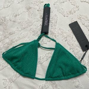 Triangl Jade Sparkle Bikini Top only
